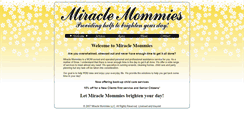 Desktop Screenshot of miraclemommies.com