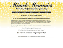 Tablet Screenshot of miraclemommies.com